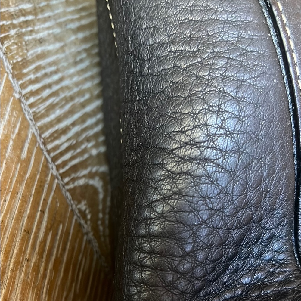 Coach brown leather shoulder bag - Picture 6 of 15